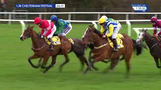 2018 JCB Triumph Hurdle  Farclas  Racing TV [upl. by Nyvar]