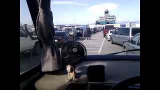 Ourtour catch the ferry from Tanger Med Morocco to Algeciras Spain [upl. by Jermyn]