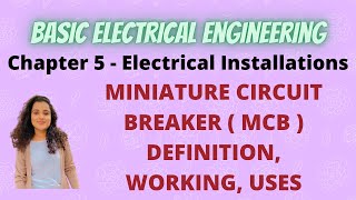 Miniature Circuit Breaker MCB Definition Working Uses Diagram BEE [upl. by Erina]