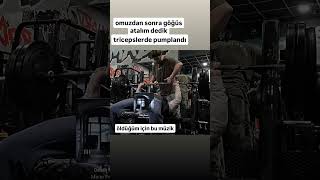 100kg bench press göğüs günü yayında bodybuilding fitness pushday [upl. by Ramedlav]