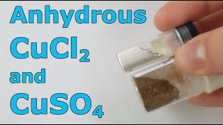 Anhydrous Copper chloride and sulfate [upl. by Kurt]