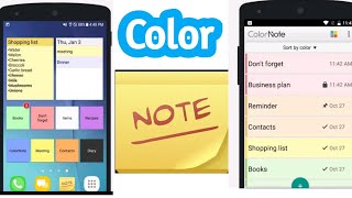 how to use color note in 2021  Best app for mobile [upl. by Rowe443]