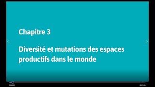 Géo 1re  Diversité et mutations des espaces productifs dans le monde [upl. by Goldfinch]