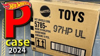 Unboxing Hot Wheels 2024 P Case [upl. by Esaele]