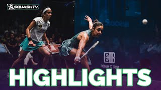 LONGEST WOMENS MATCH EVER  El Hammamy v Gohar  CIB World Tour Finals 20222023  FINAL HIGHLIGHTS [upl. by Llehsem796]