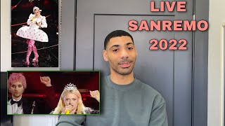 American Reacts to La rappresentante di lista  Ciao Ciao Sanremo 2022 Live [upl. by Keary76]