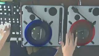 Fefe DJ  Treino Scratching Traktor BCD3000 Numark PT01  Video IA [upl. by Salocin]