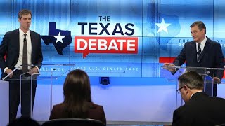 Sen Cruz and Rep ORourke spar in 2nd Texas Senate debate [upl. by Hamon]