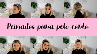 Peinados para pelo corto 💇🏼‍♀️ Peinados Corte bob Peinados media melena  Srta Monnie [upl. by Akoyn]