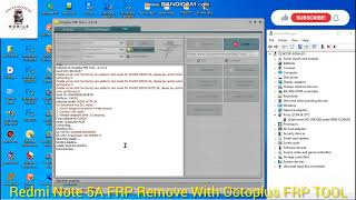 Redmi Note 5A FRP Remove With Octoplus FRP TOOL [upl. by Clevie64]