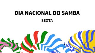 Evento do dia nacional do samba  ao vivo sexta [upl. by Nawotna]