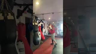 Kickboxing training heavy bag workout [upl. by Iruj]