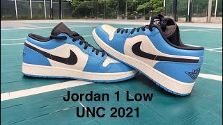 StockX unboxing Jordan 1 Low UNC 2021 [upl. by Mercie440]