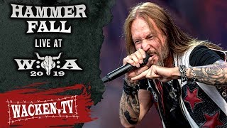 Hammerfall  3 Songs  Live at Wacken Open Air 2019 [upl. by Ezar]