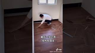 Unilin click spc flooring and Valinge click spc flooring installation Hybrid flooring easy lock [upl. by Adnak154]