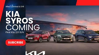 Kia SUV 20 to rock marketautomobile car suv kiahyundai korea [upl. by Quiteris458]