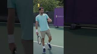 Grigor Dimitrov Explains Mistake of Setting Too Early Before Hitting [upl. by Deeann112]