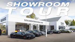 Romans International Showroom Tour  £30000000 of Supercars In Stock [upl. by Mohn]