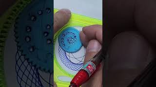 Spirograph Art 12th 👏 pencildrawing spirograph funny easydrawing satisfying trendy pencil [upl. by Enaled]