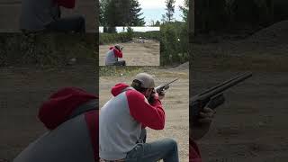 Remington 870 super mag 12 gauge slug shorts remington targetshooting [upl. by Leahpar291]