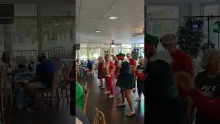 wet and wild Christmas in July 2024 christmas santa florida christmasinspiration dance [upl. by Dorraj900]