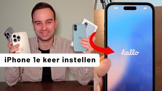 iPhone de eerste keer instellen 𝐇𝐨𝐞 𝐝𝐨𝐞 𝐣𝐞 𝐝𝐚𝐭 [upl. by Durtschi396]