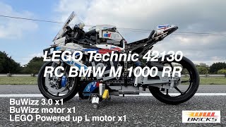 Ultimate Control Motorizing the LEGO Technic 42130 BMW M 1000 RR with Brickcontroller 2 App [upl. by Llert]