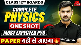 Class 12th PHYSICS Most Important PYQs 2024  CBSE Board  Paper यही से आएगा  🔥 [upl. by Lamprey571]