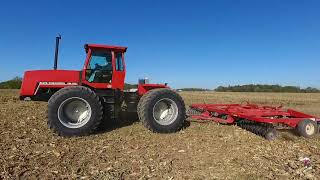 Plowing amp Disking with Allis Chalmers Tractors [upl. by Hairehcaz]