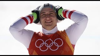 Olympic Pyeongchang 2018 Matthias Mayer ist SuperGOlympiasieger [upl. by Ariaj]