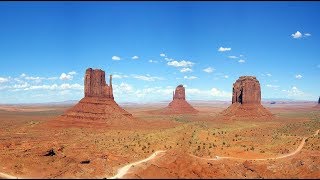 USA Monument Valley Aerial Drone Footage 4K Arizona–Utah [upl. by Cutty]