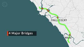 Thalassery  Mahe Four Lane Bypass  Overview [upl. by Godfrey]