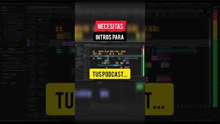 ¿Cómo crear intros para tu Podcast o Radio Shows en Adobe Audition 🤔🎙️🎧📻 fácil y rápido⚠️ Shorts [upl. by Akcimahs111]