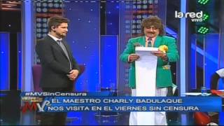 El maestro Charly Badulaque se despide del Mentiras Verdaderas [upl. by Sellma]