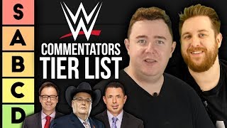 TIER List WWE Commentators [upl. by Eimas287]