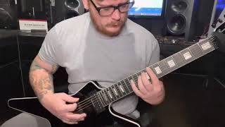 Fire Breather Guitar Play Through with new Dean ML Select 7 [upl. by Tatum]