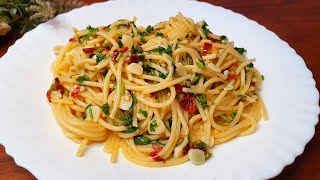 The BEST Spaghetti Aglio Olio Recipe  10 Minute Pasta Recipe [upl. by Pat]