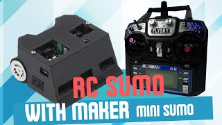 RC Sumo using Maker Mini Sumo Controller [upl. by Regdor271]