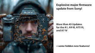 Major Sony Alpha camera firmware update More than 45 Updates for the A1 A9 III A7S III and A7 IV [upl. by Tteraj]