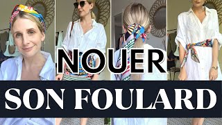 7 DIFFÉRENTES FAÇONS DE PORTER UN FOULARD [upl. by Gonzales]