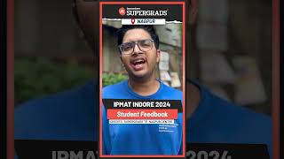 Students Reaction on IPMAT Indore Exam🔥 IPMAT Indore Paper Pattern  From Nagpur Centre shorts [upl. by Trevlac647]