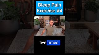 INSTANT Relief From Bicep Tendonitis Exercise 4 shorts [upl. by Naerol]