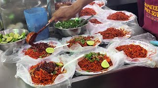 This 90 Year FAMOUS Stall in PENANG Sells the BEST Mee Goreng in Malaysia  Bangkok Lane  街头小吃 [upl. by Gnov441]