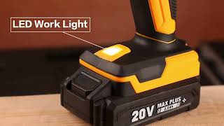 WORKSITE CD331 Cordless DrillDriver Kit [upl. by Shabbir]