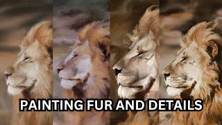 Painting fur and details  Basics of Digital Painting [upl. by Eleira]