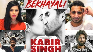 KABIR SINGH BEKHAYALI Music Video Reaction  Shahid Kapoor Kiara Advani  Sandeep Reddy Vanga [upl. by Oam50]