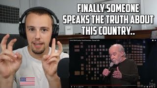 American Reacts to George Carlin  Dumb Americans [upl. by Lindemann]