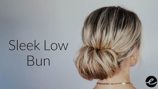 Sleek Low Bun Tutorial [upl. by Moazami]