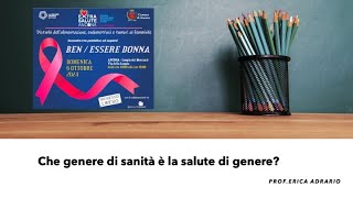 Che genere di sanità è la salute di genere [upl. by Aidyl]