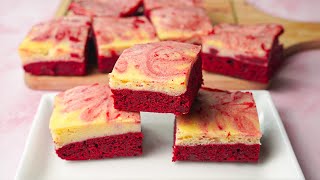 Red Velvet Cheesecake Brownies  Yummy [upl. by Faria237]